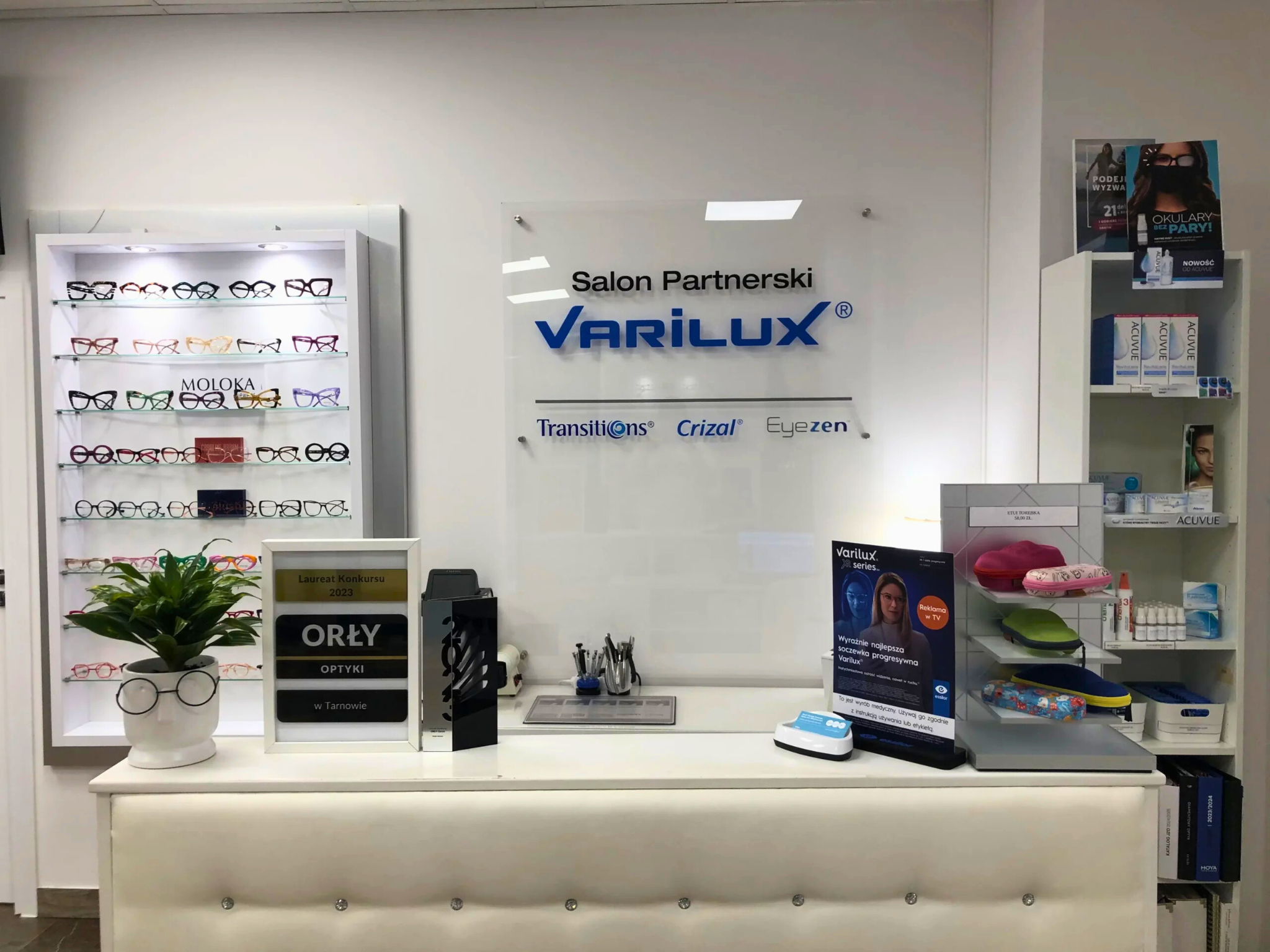 Wnętrze salonu Medi-Optyka